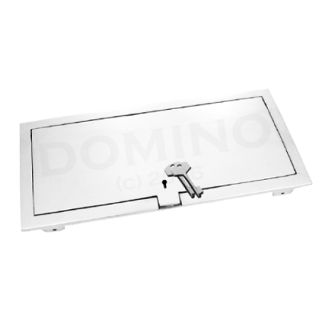 MB 92110 Brass Rear Plate - Key Lock