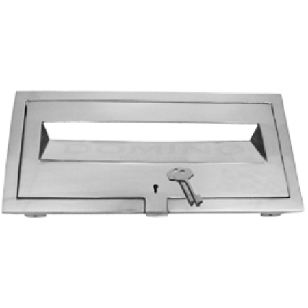 MB 92140 Brass Front Open Plate - Key Lock