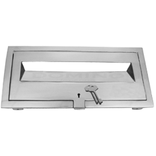 MB 92140 Brass Front Open Plate - Key Lock