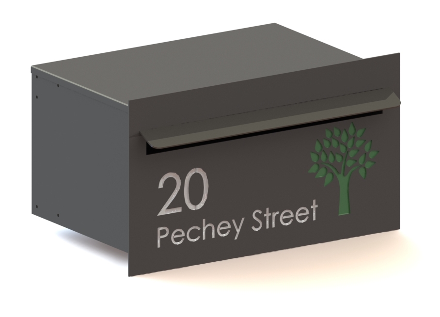 A4 Aluminium Letterbox