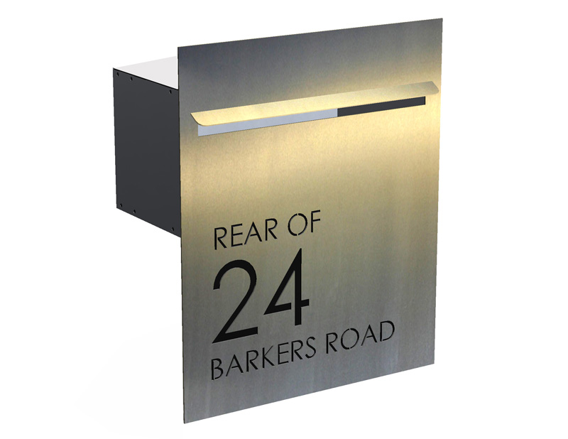 Barkers Rd Stainless Letterbox