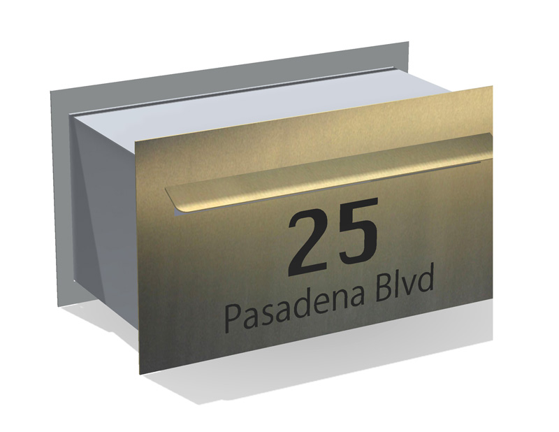 Pasadena Block Letterbox