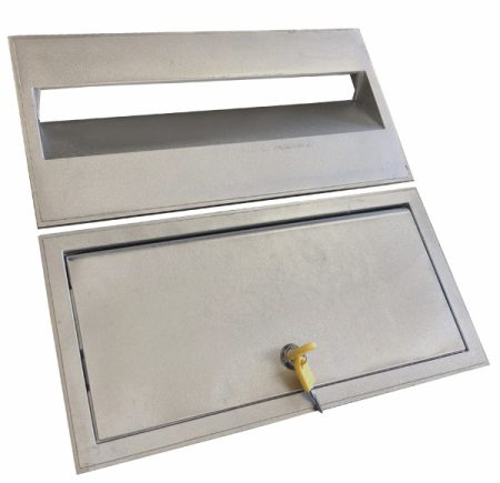 Front & Back Letterbox Set 14 - Key Lock