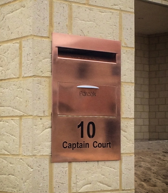 Parcel Bin Copper Letterbox - Image 4