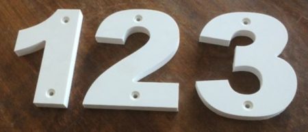 150mm Chunky House Numbers