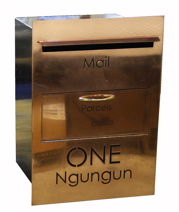 Parcel Bin Copper Letterbox