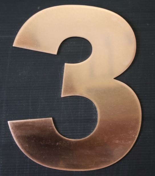 Copper House Numbers