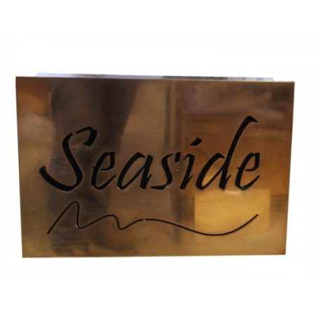 Copper Backlit Sign