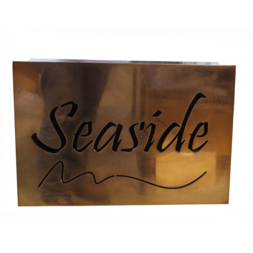 Copper Backlit Sign