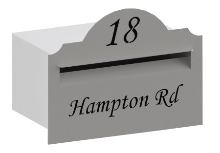 Hampton Alum Letterbox