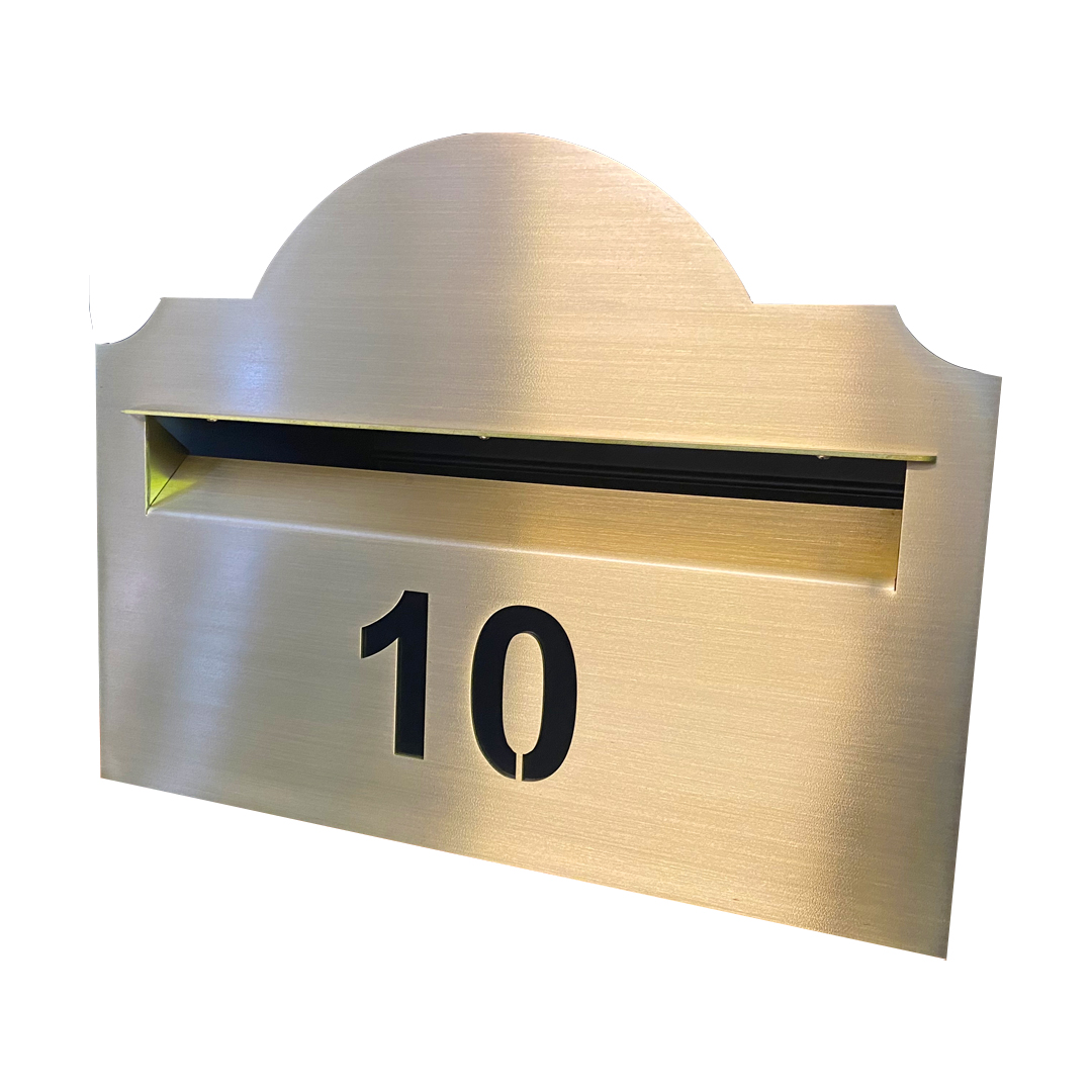 Hampton Brass A4 Letterbox