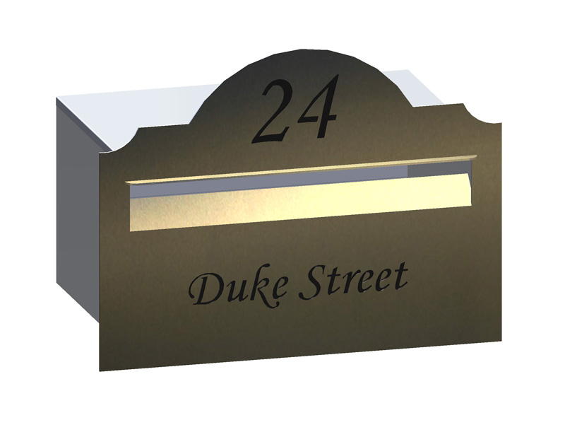 Hampton Rd Stainless Letterbox