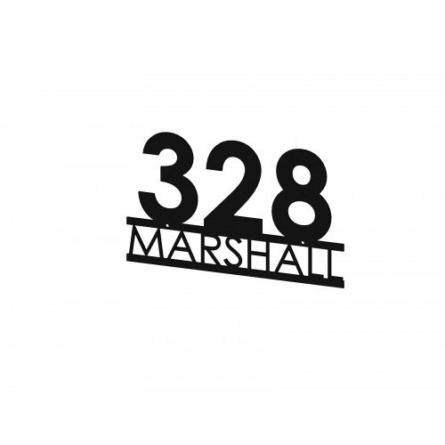 Modern Address Sign - Image 3