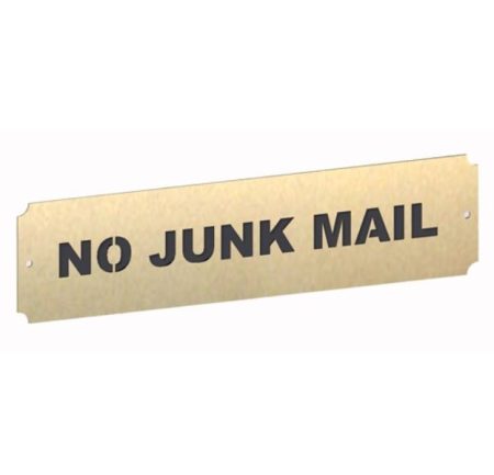 No Junk Mail Stainless Steel