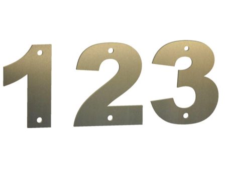 Stainless Steel House Numbers