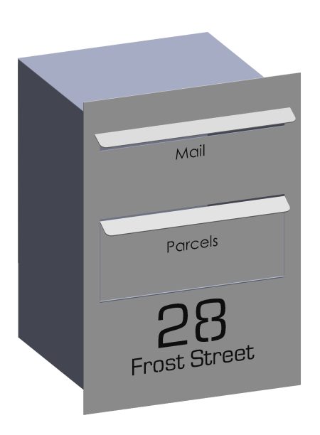 Alum Parcel Box Letterbox