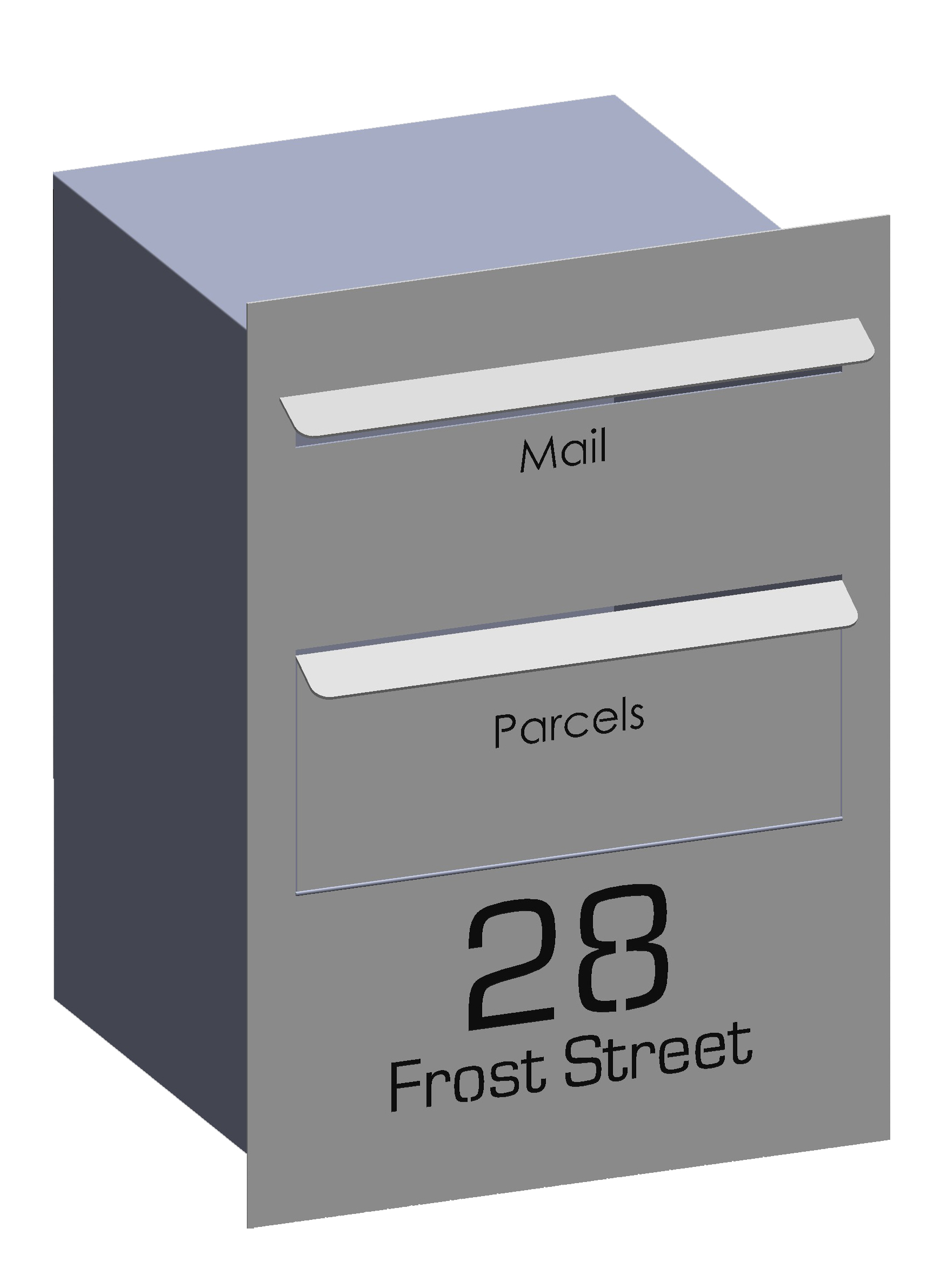 Alum Parcel Box Letterbox