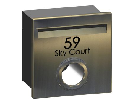Sky Court Stainless Letterbox