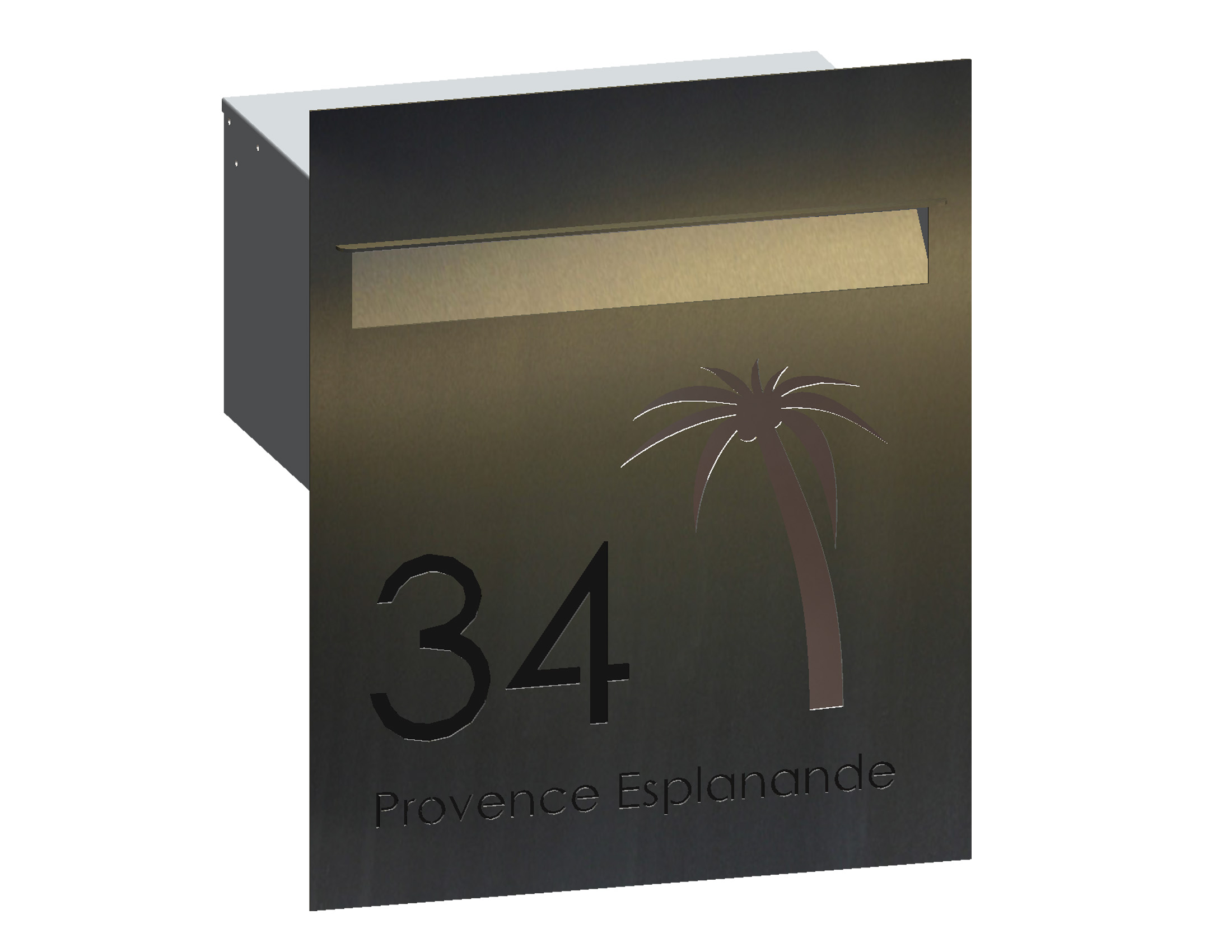 Tropicana Stainless Letterbox