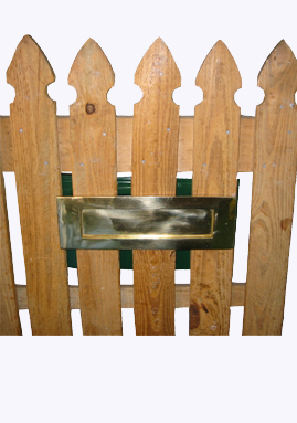 Aluminium Fence Letter Box - Image 3