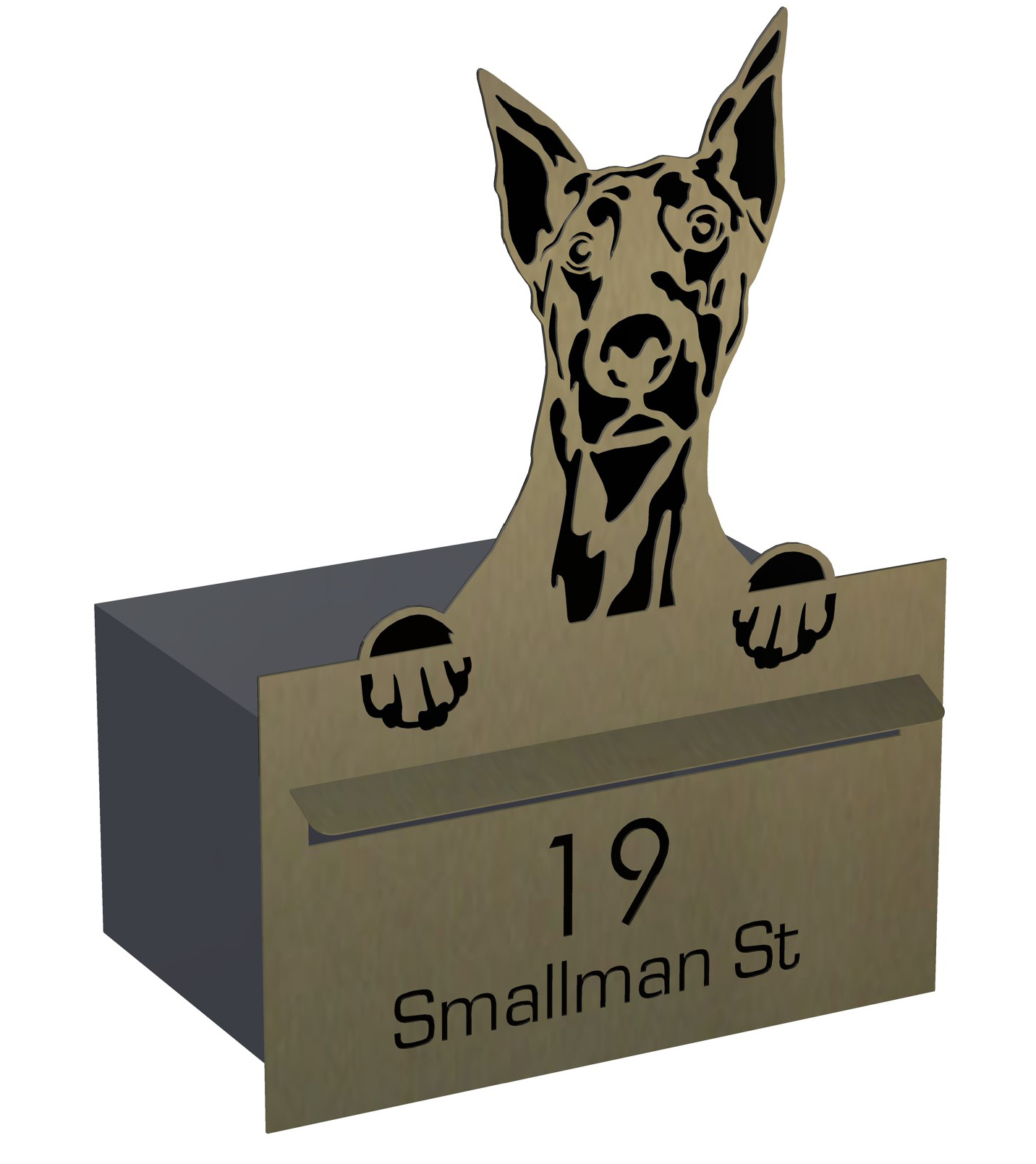 Dog Box Stainless Steel Letterbox - VIP Series